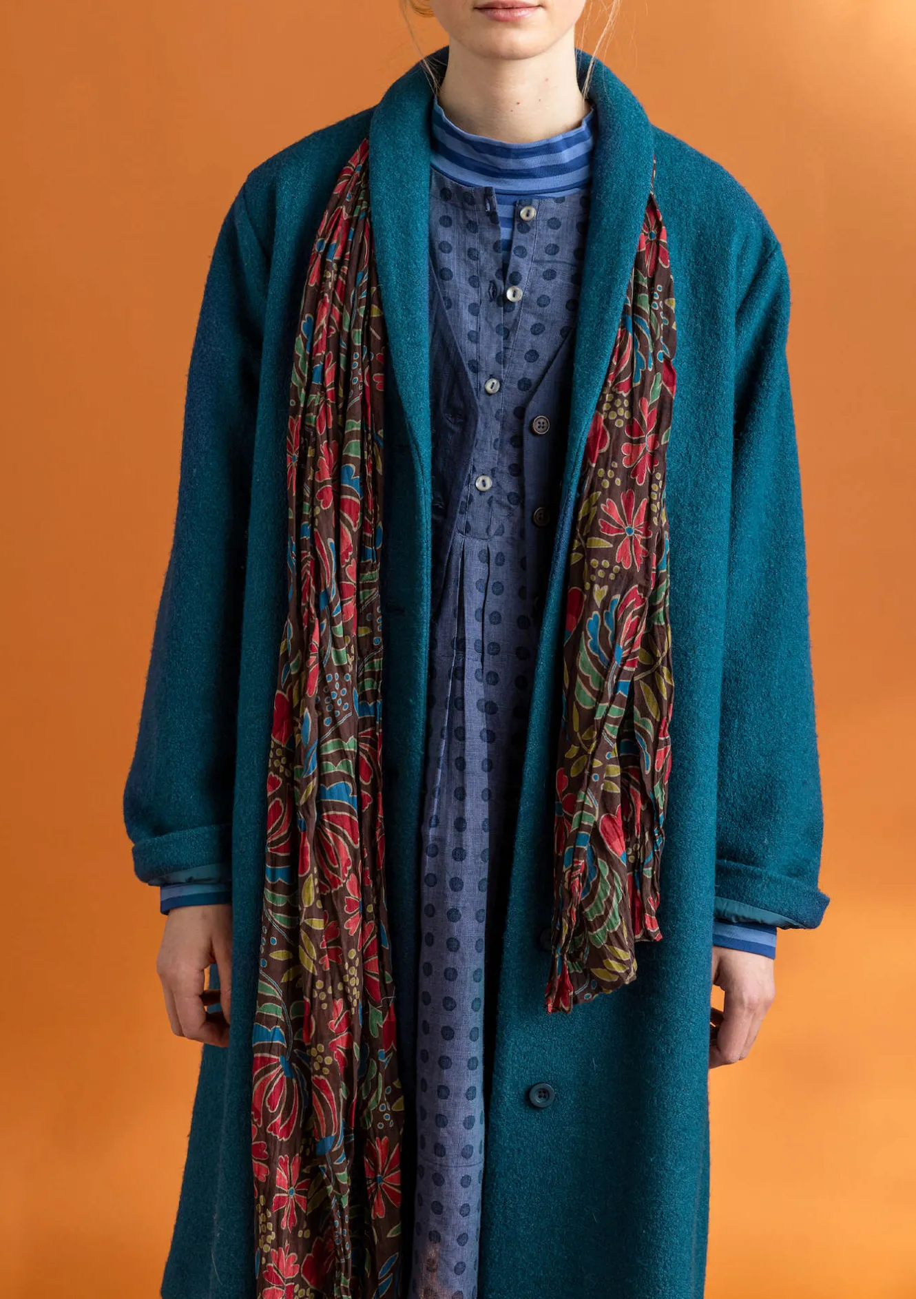 Gudrun Sjödén Schal „Hedda“ aus Bio-Baumwolle