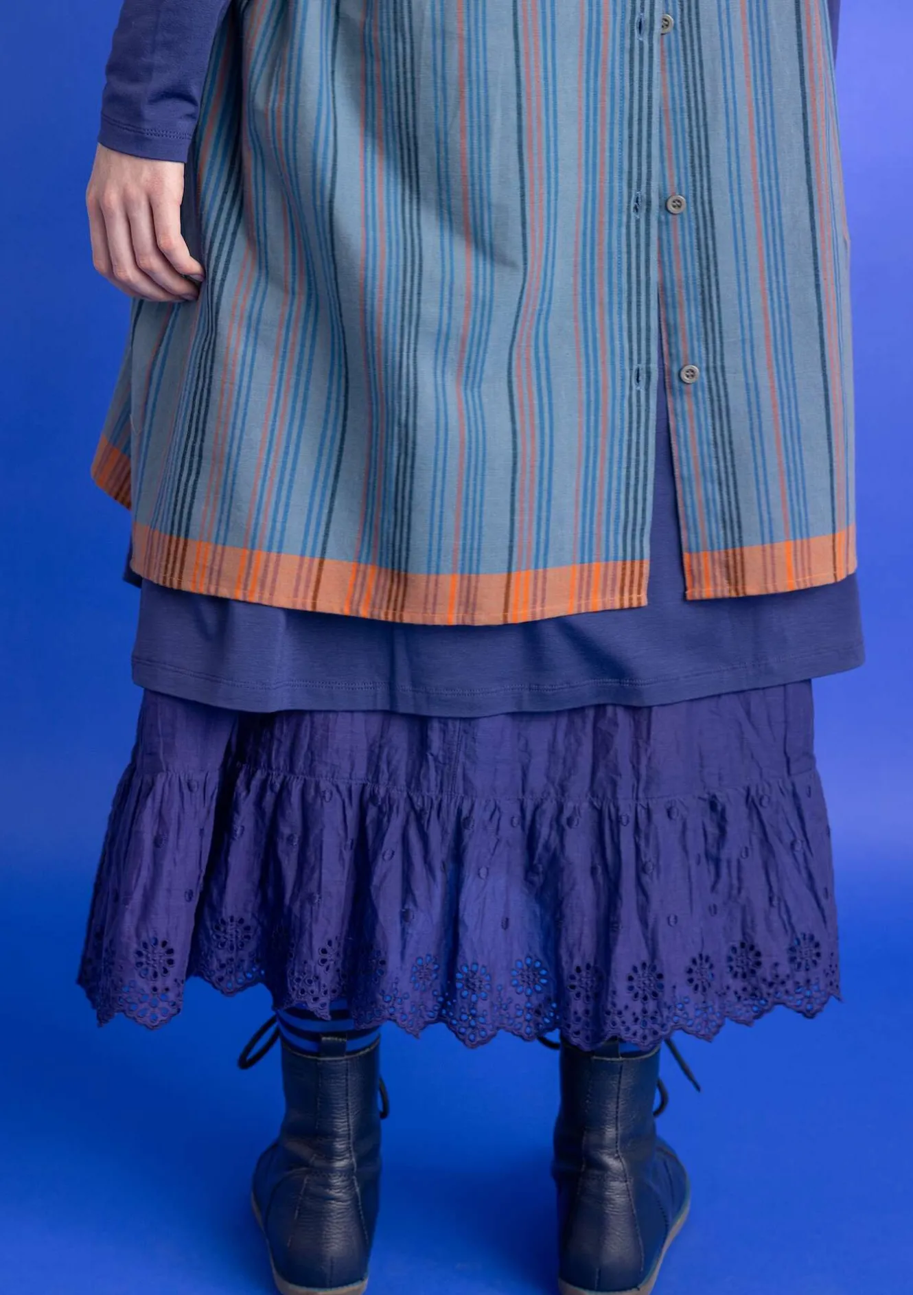 Gudrun Sjödén Schürzenkleid „Ava“ aus Bio-Baumwollgewebe