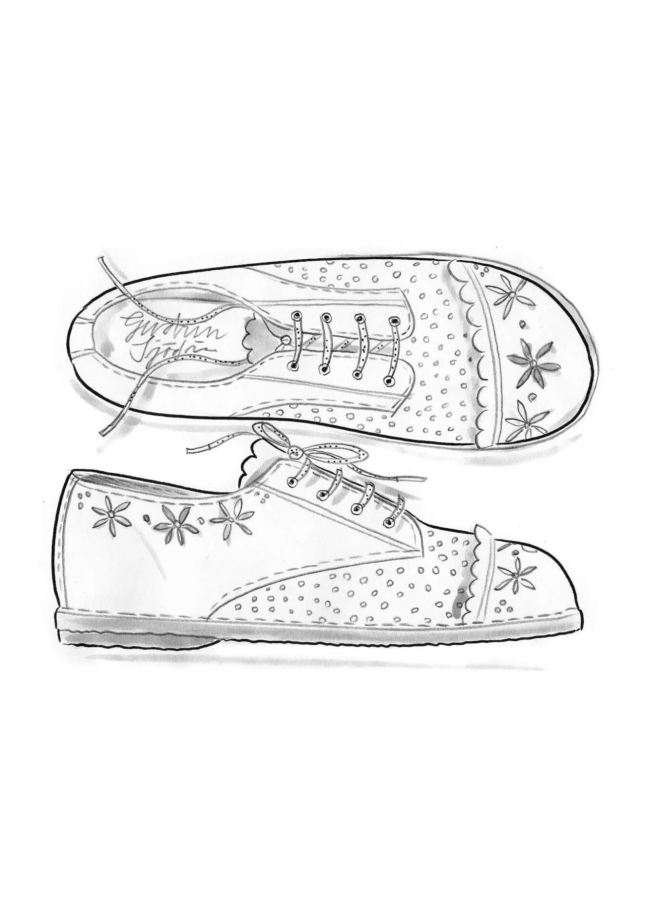 Gudrun Sjödén Schuhe „Freja“ aus Nappaleder