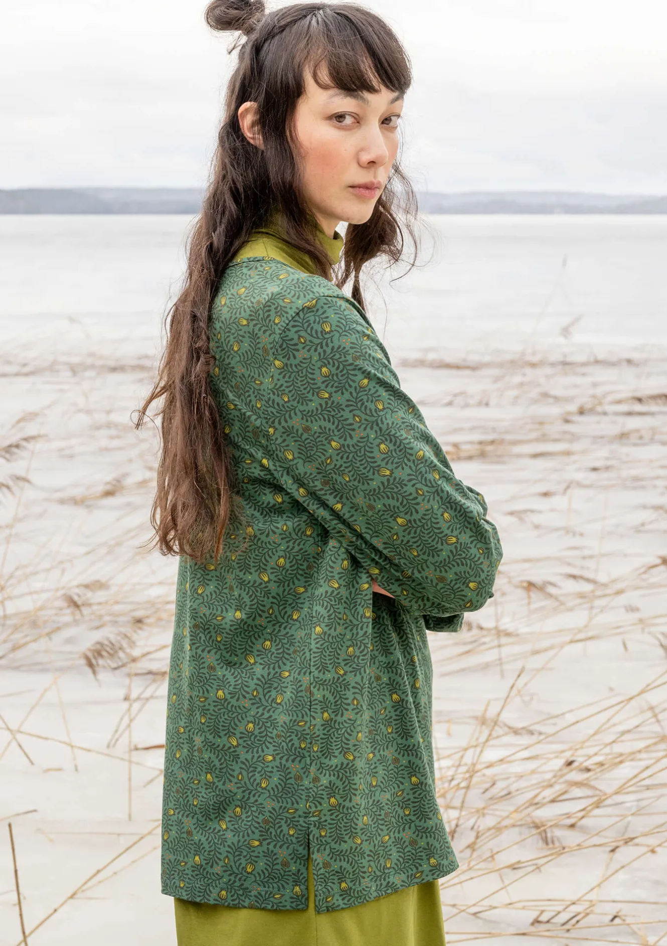 Gudrun Sjödén Shirt „Aurora“ aus Bio-Baumwolle/Modal/Elasthan