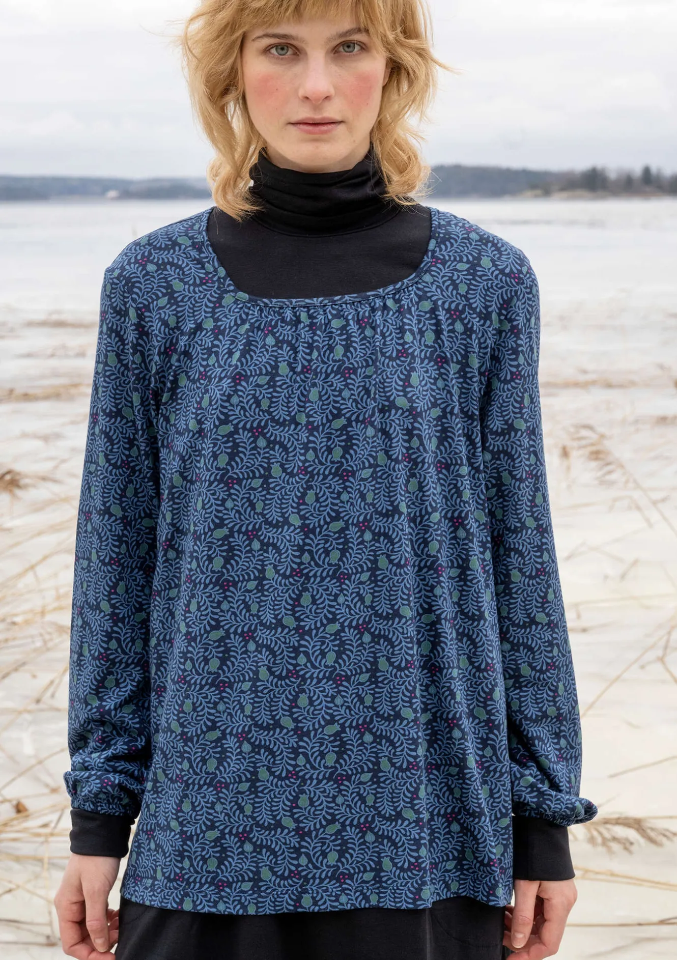 Gudrun Sjödén Shirt „Aurora“ aus Bio-Baumwolle/Modal/Elasthan