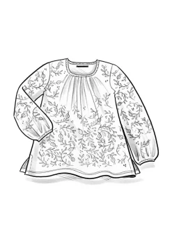 Gudrun Sjödén Shirt „Aurora“ aus Bio-Baumwolle/Modal/Elasthan