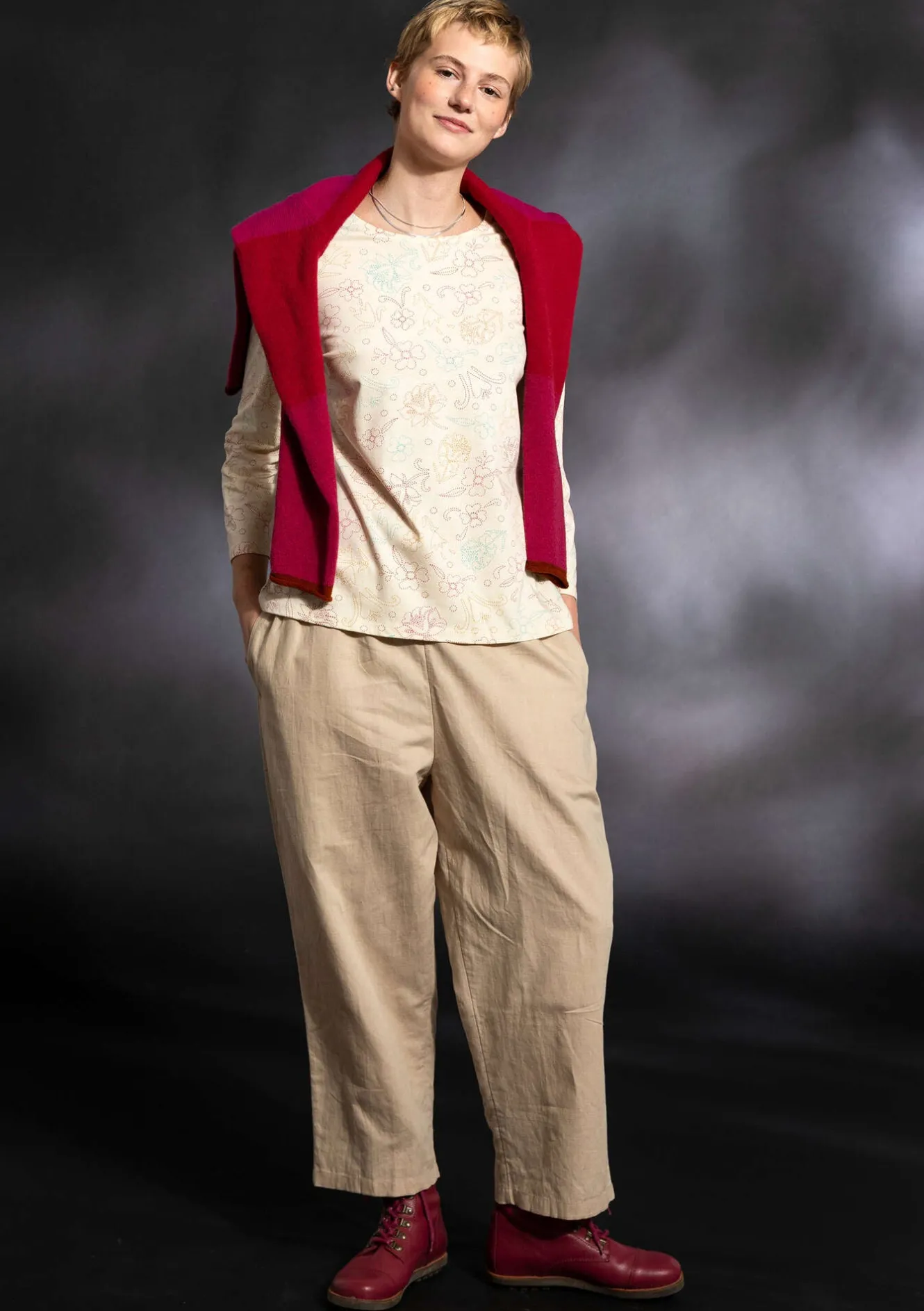 Gudrun Sjödén Shirt „Carmen“ aus Bio-Baumwolle/Modal
