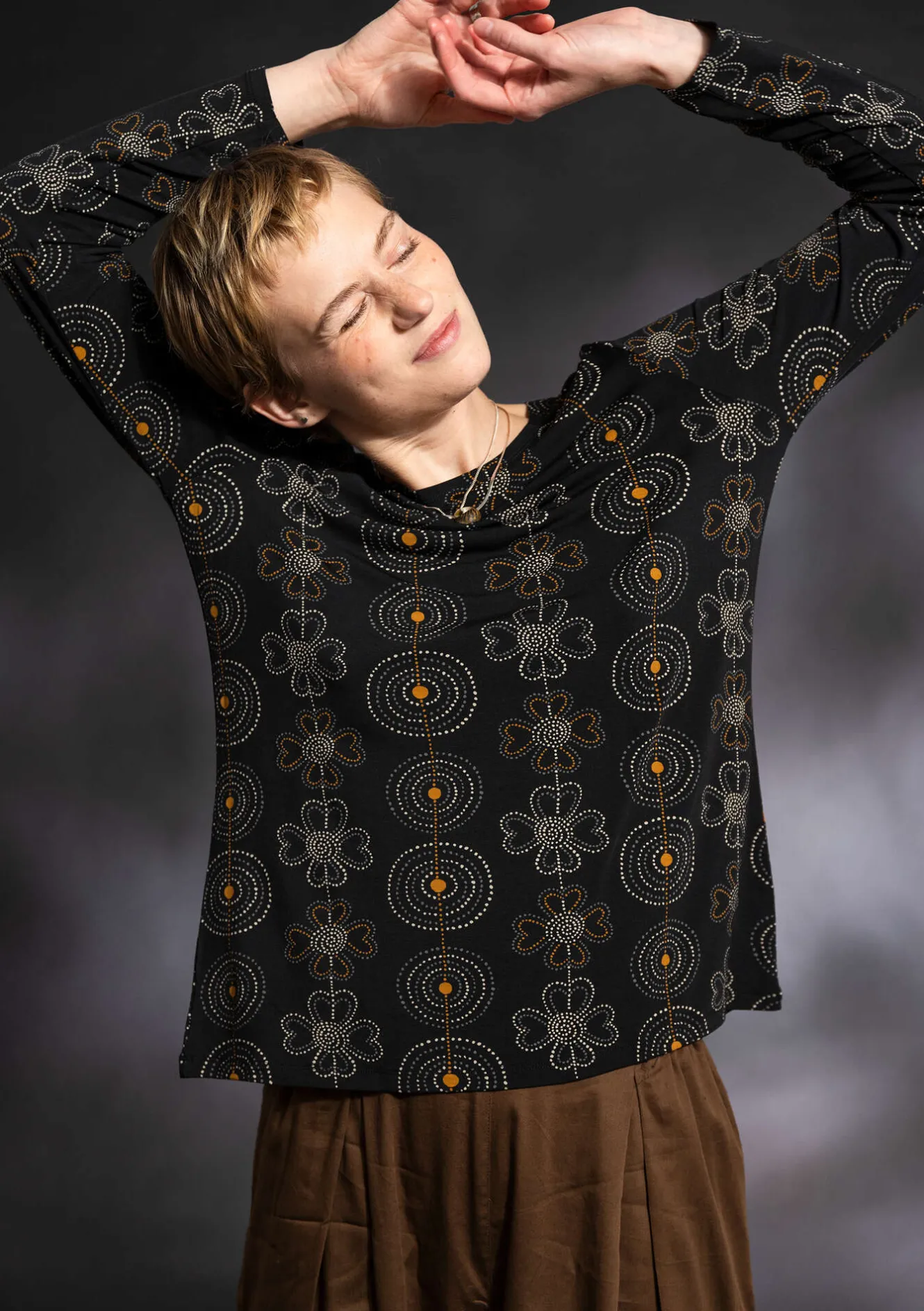Gudrun Sjödén Shirt „Deco“ aus Micromodal/Elasthan