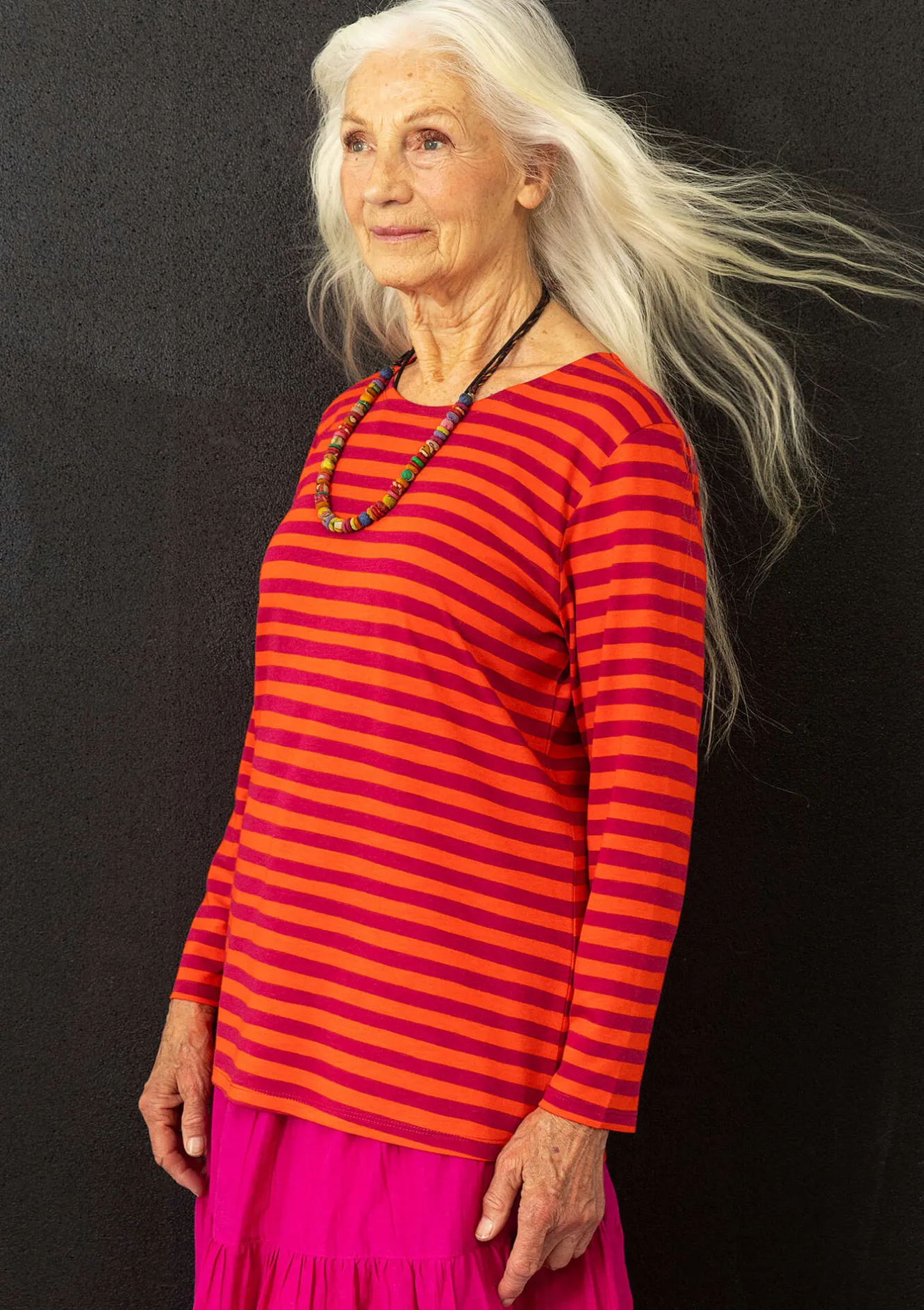 Gudrun Sjödén Shirt „Mika“ aus Bio-Baumwolle/Modal