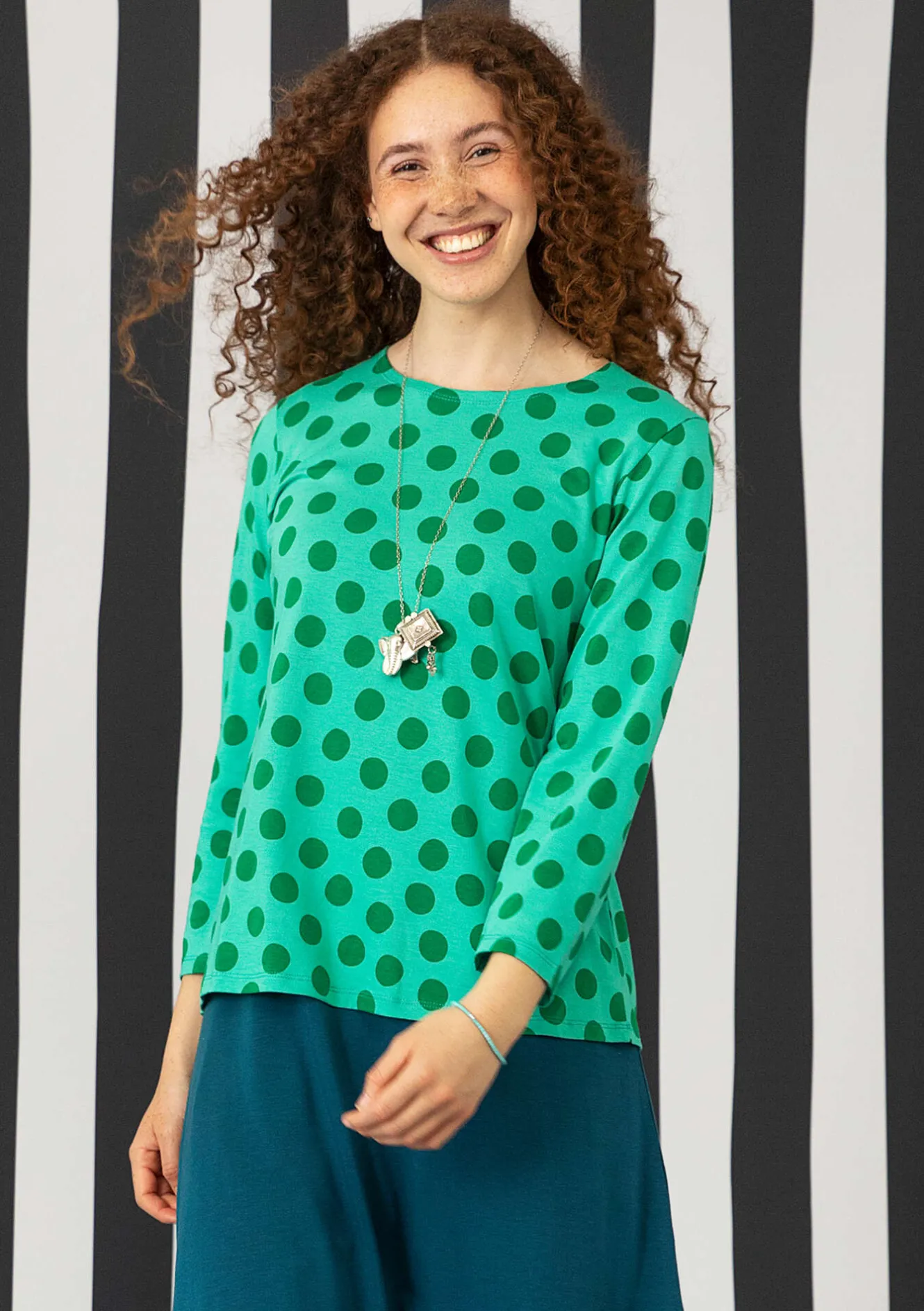 Gudrun Sjödén Shirt „Mika“ aus Bio-Baumwolle/Modal