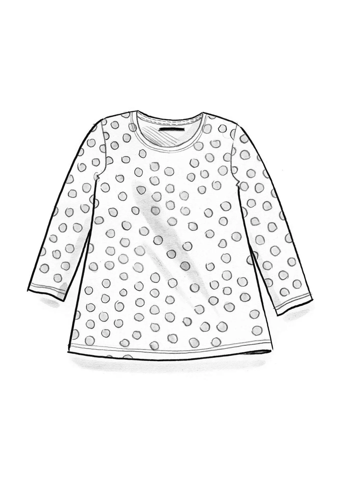 Gudrun Sjödén Shirt „Mika“ aus Bio-Baumwolle/Modal