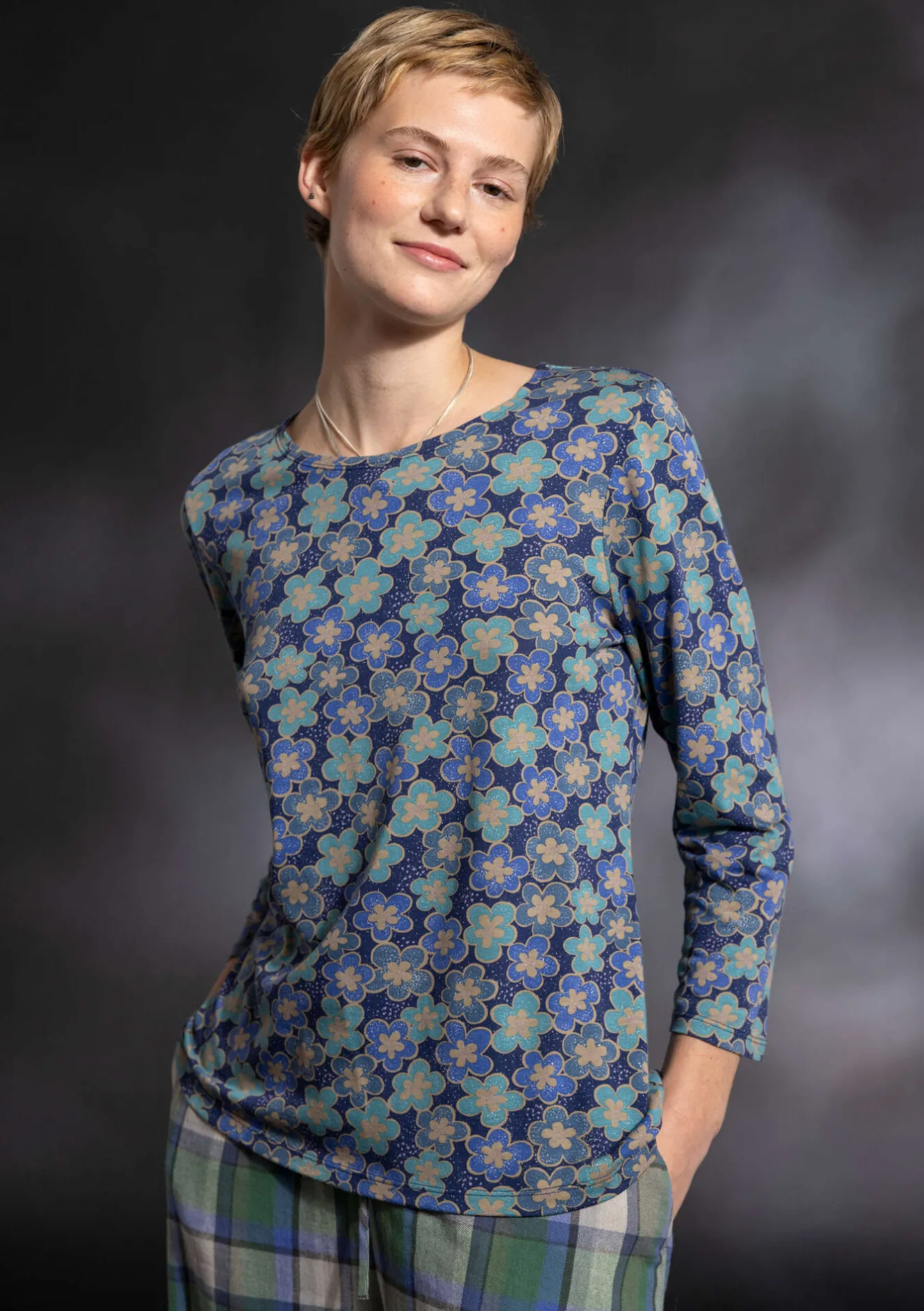Gudrun Sjödén Shirt „Mix“ aus Bio-Baumwolle/Modal