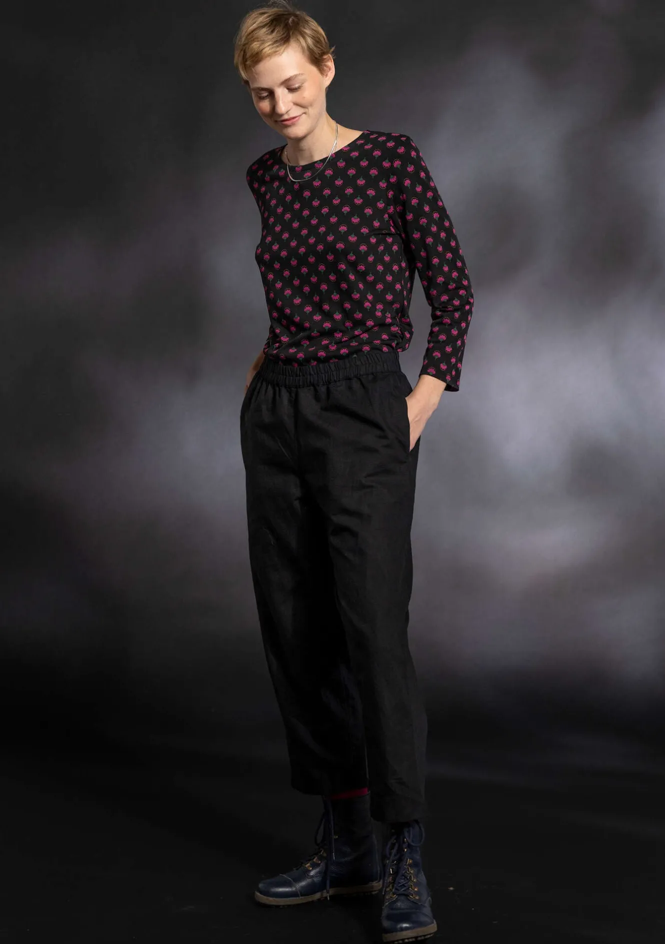 Gudrun Sjödén Shirt „Sigrid“ aus Bio-Baumwolle/Lyocell