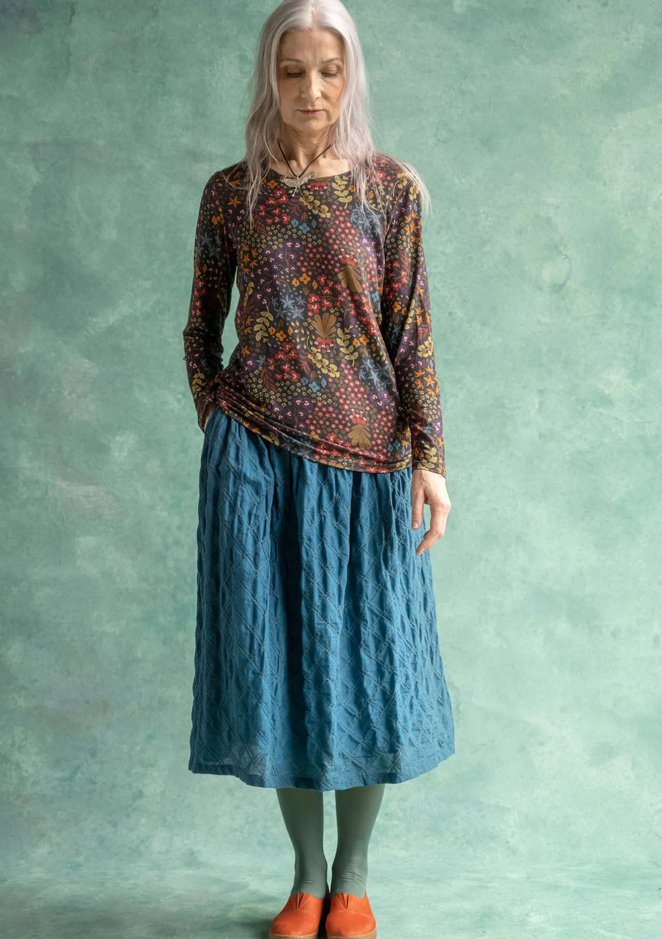 Gudrun Sjödén Shirt „Ylfa“ aus Lyocell/Elasthan