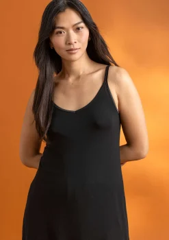 Gudrun Sjödén Slipkleid aus Lyocell/Elasthan