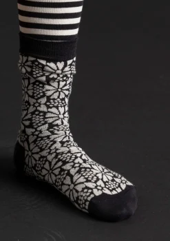 Gudrun Sjödén Socken „Freja“ aus Bio-Baumwolle