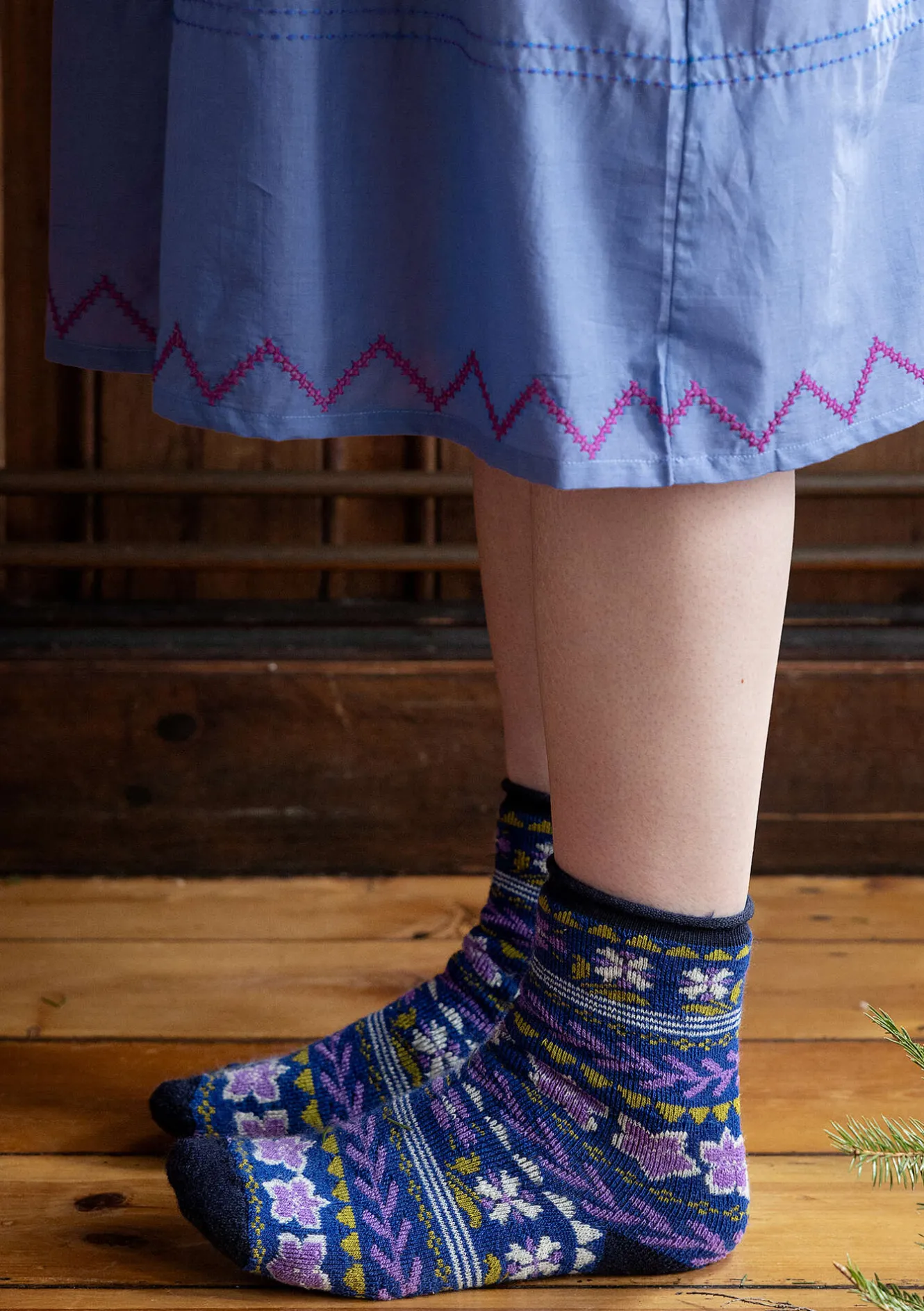 Gudrun Sjödén Socken „Twinkle“ aus Wollfrottee