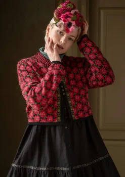 Gudrun Sjödén Strickjacke „Anemone“ aus Bio-Wolle