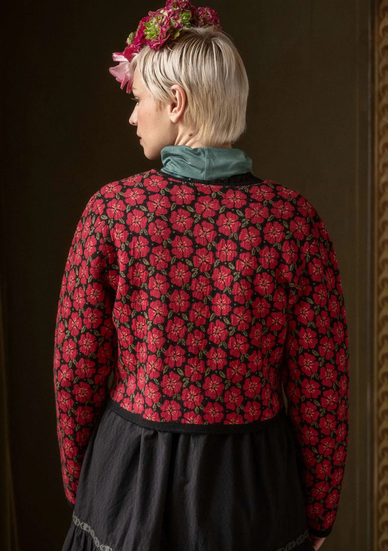 Gudrun Sjödén Strickjacke „Anemone“ aus Bio-Wolle