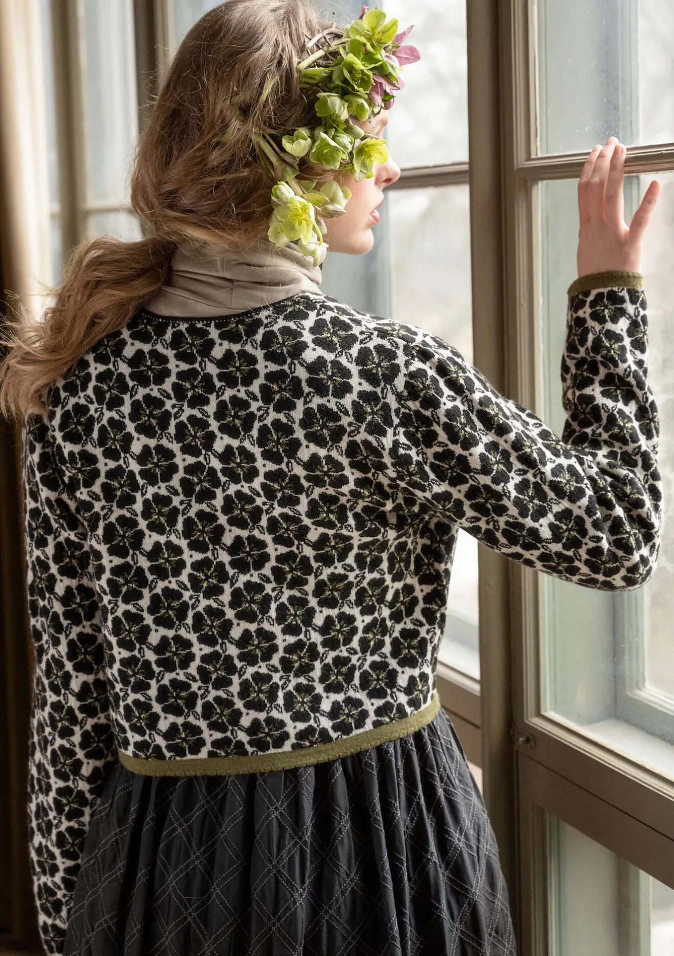 Gudrun Sjödén Strickjacke „Anemone“ aus Bio-Wolle