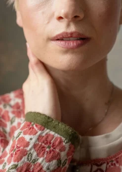 Gudrun Sjödén Strickjacke „Anemone“ aus Bio-Wolle