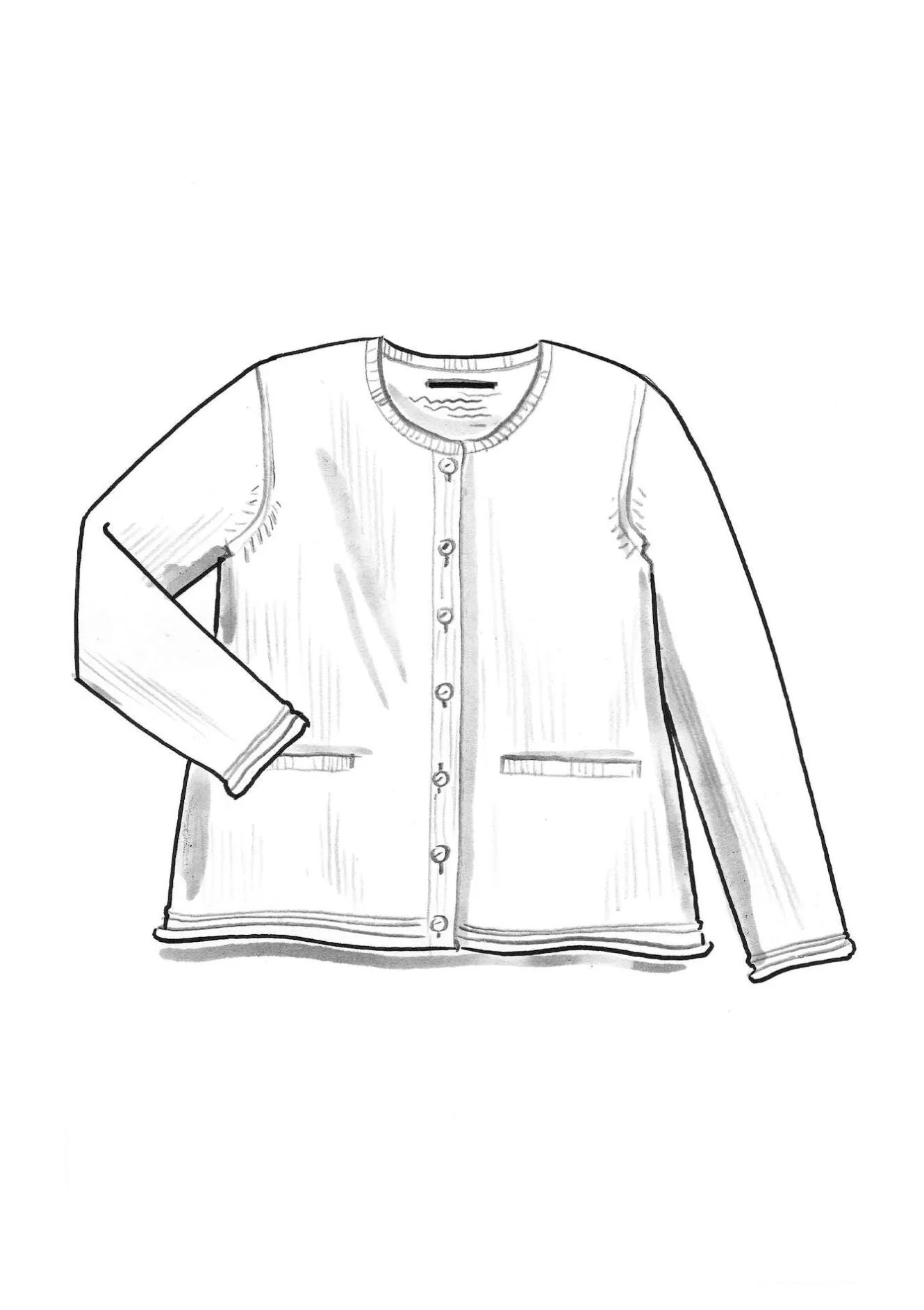Gudrun Sjödén Strickjacke aus Alpakagemisch