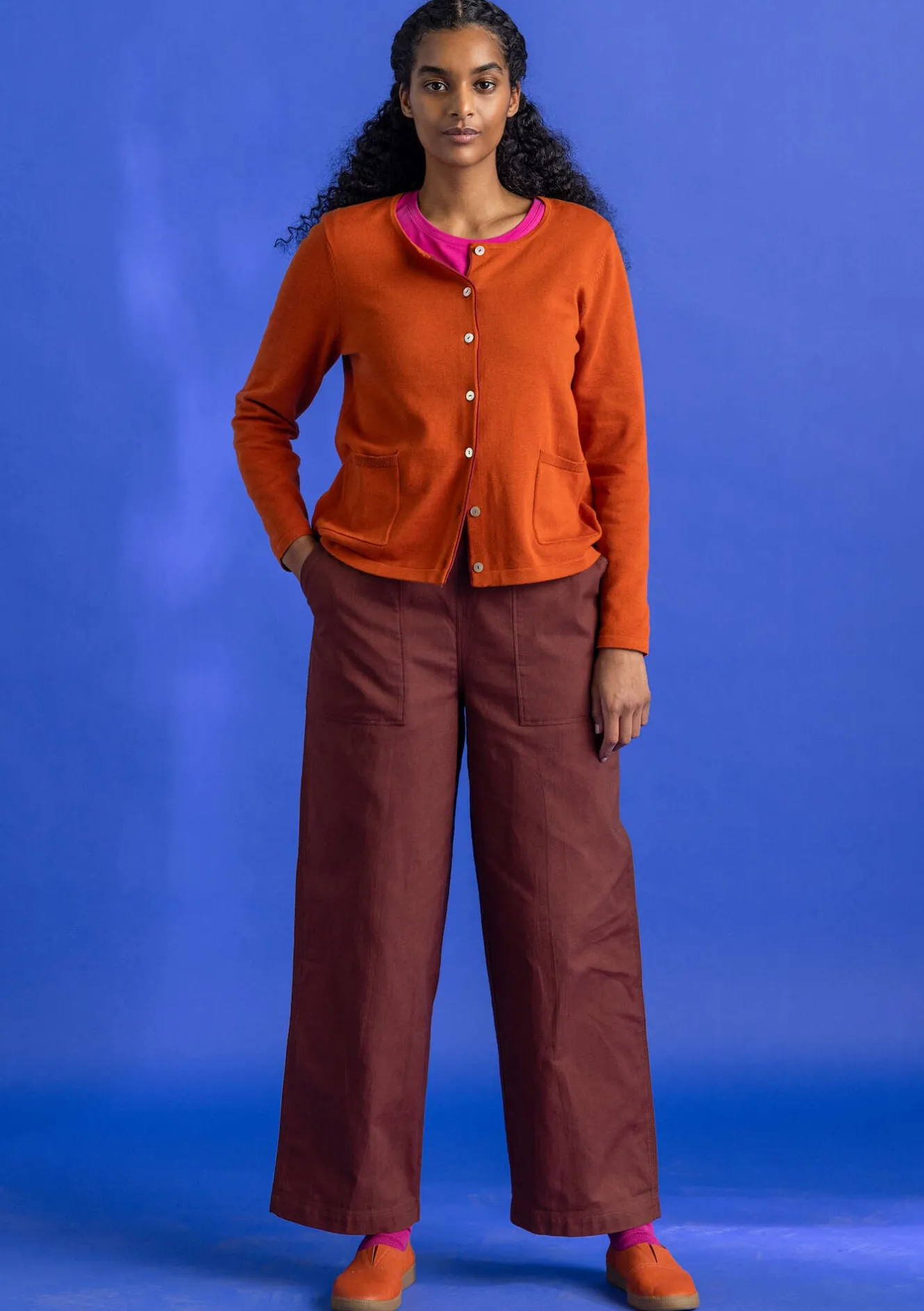 Gudrun Sjödén Strickjacke aus Bio-/Recycling-Baumwolle