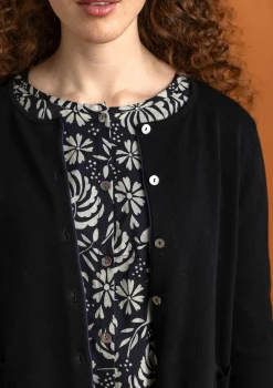Gudrun Sjödén Strickjacke aus Bio-/Recycling-Baumwolle