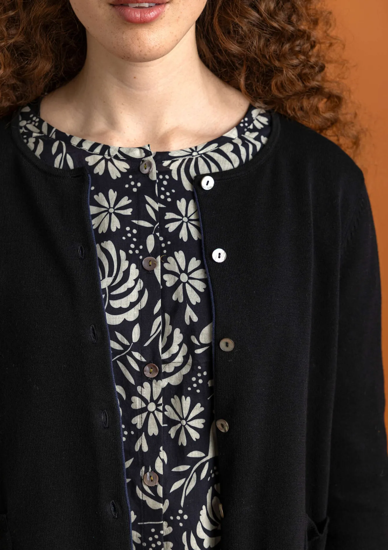 Gudrun Sjödén Strickjacke aus Bio-/Recycling-Baumwolle