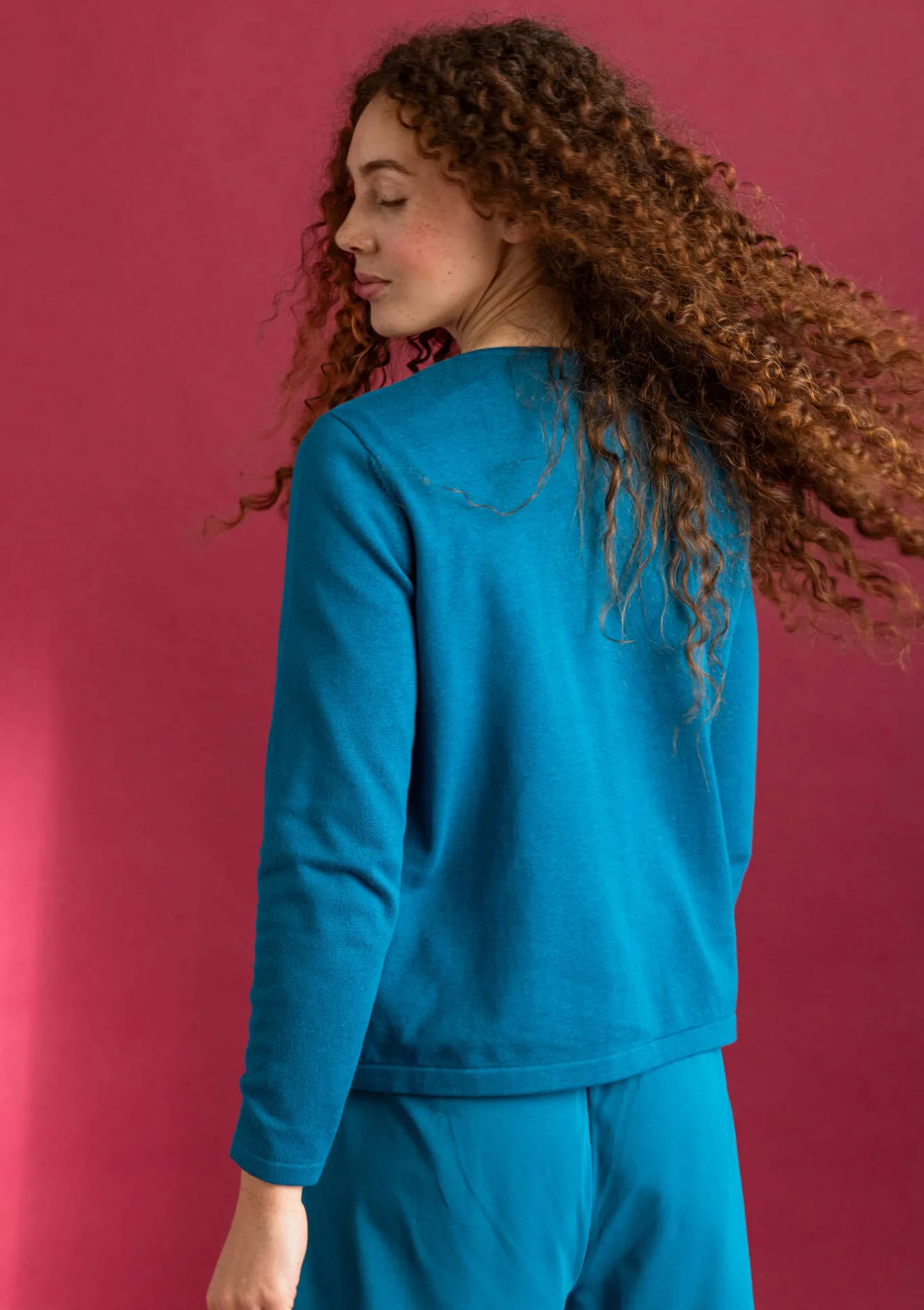 Gudrun Sjödén Strickjacke aus Bio-/Recycling-Baumwolle