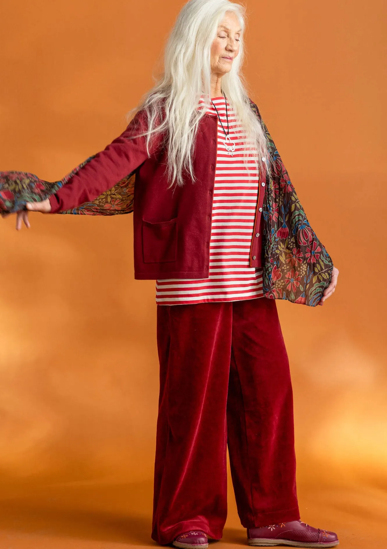 Gudrun Sjödén Strickjacke aus Bio-/Recycling-Baumwolle