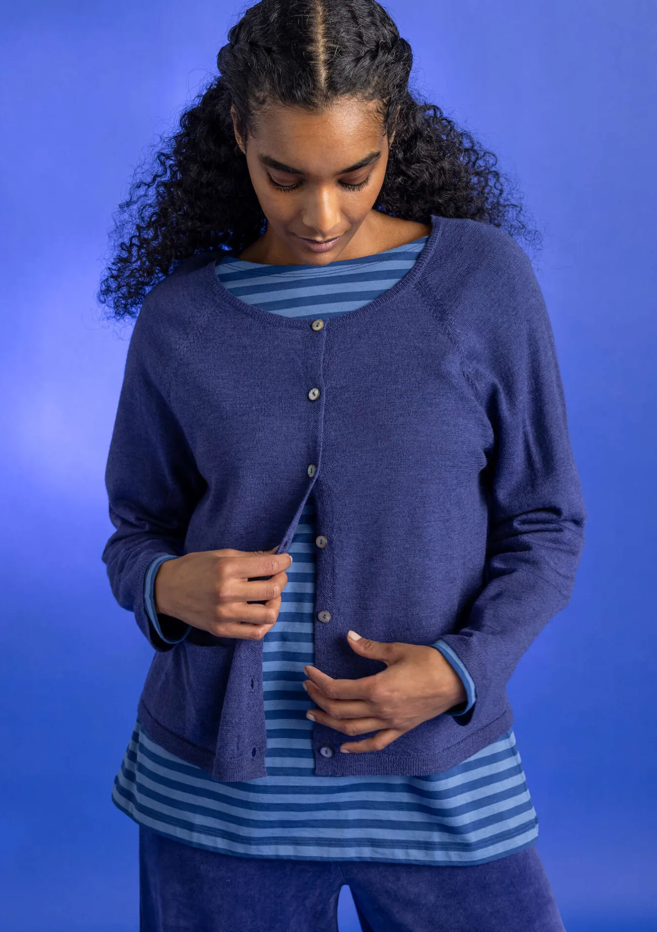 Gudrun Sjödén Strickjacke aus Bio-Wolle