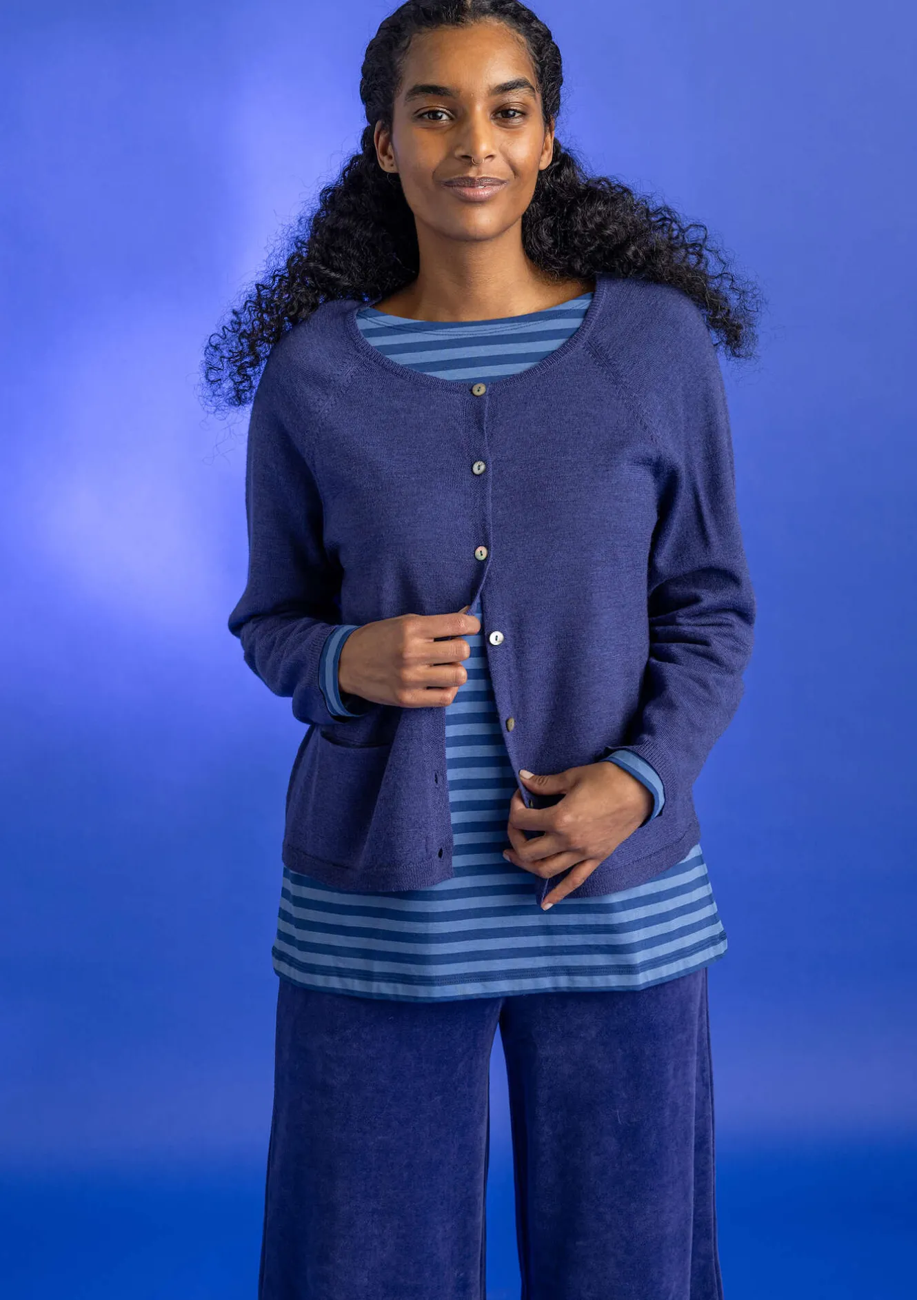 Gudrun Sjödén Strickjacke aus Bio-Wolle
