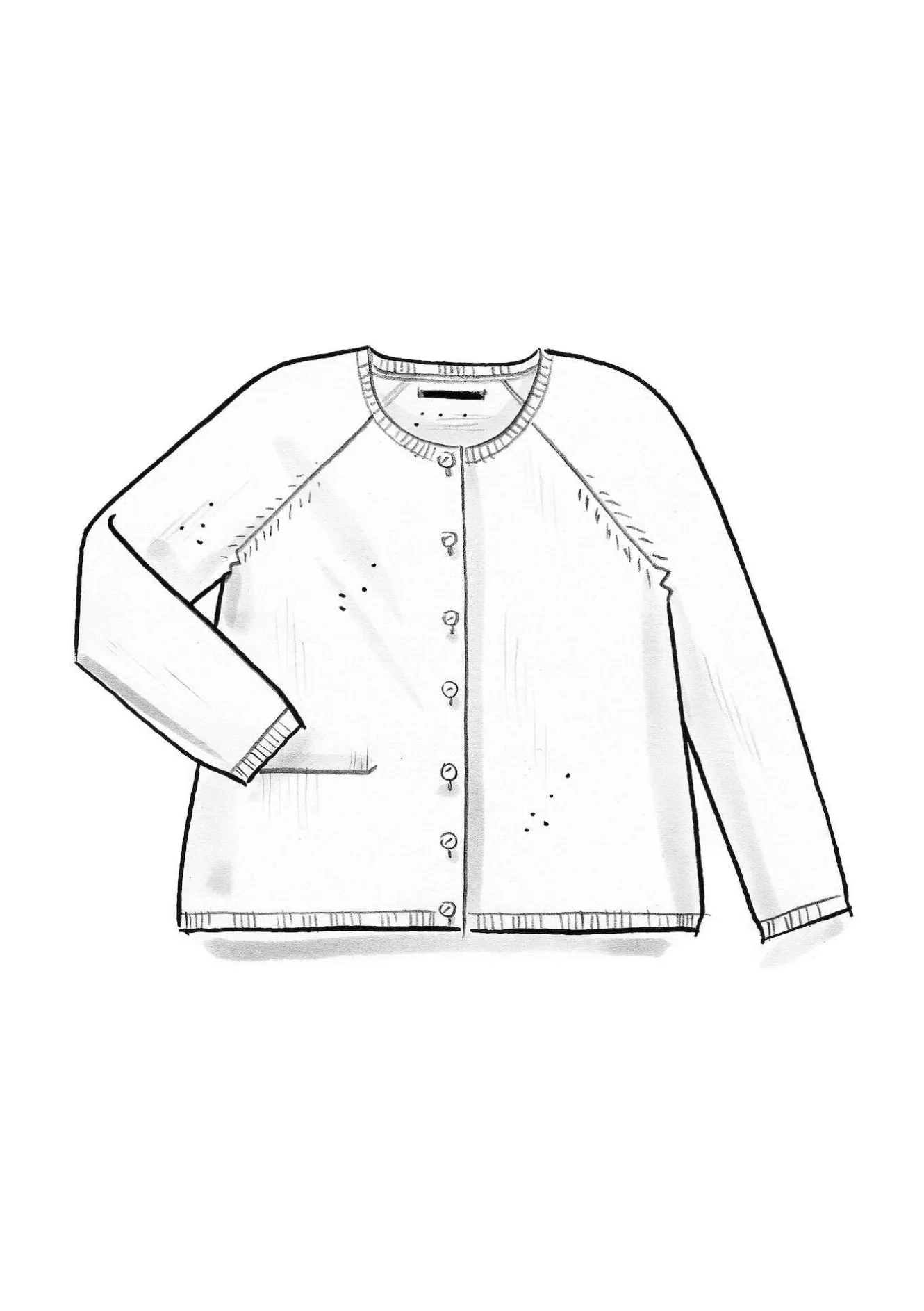Gudrun Sjödén Strickjacke aus Bio-Wolle