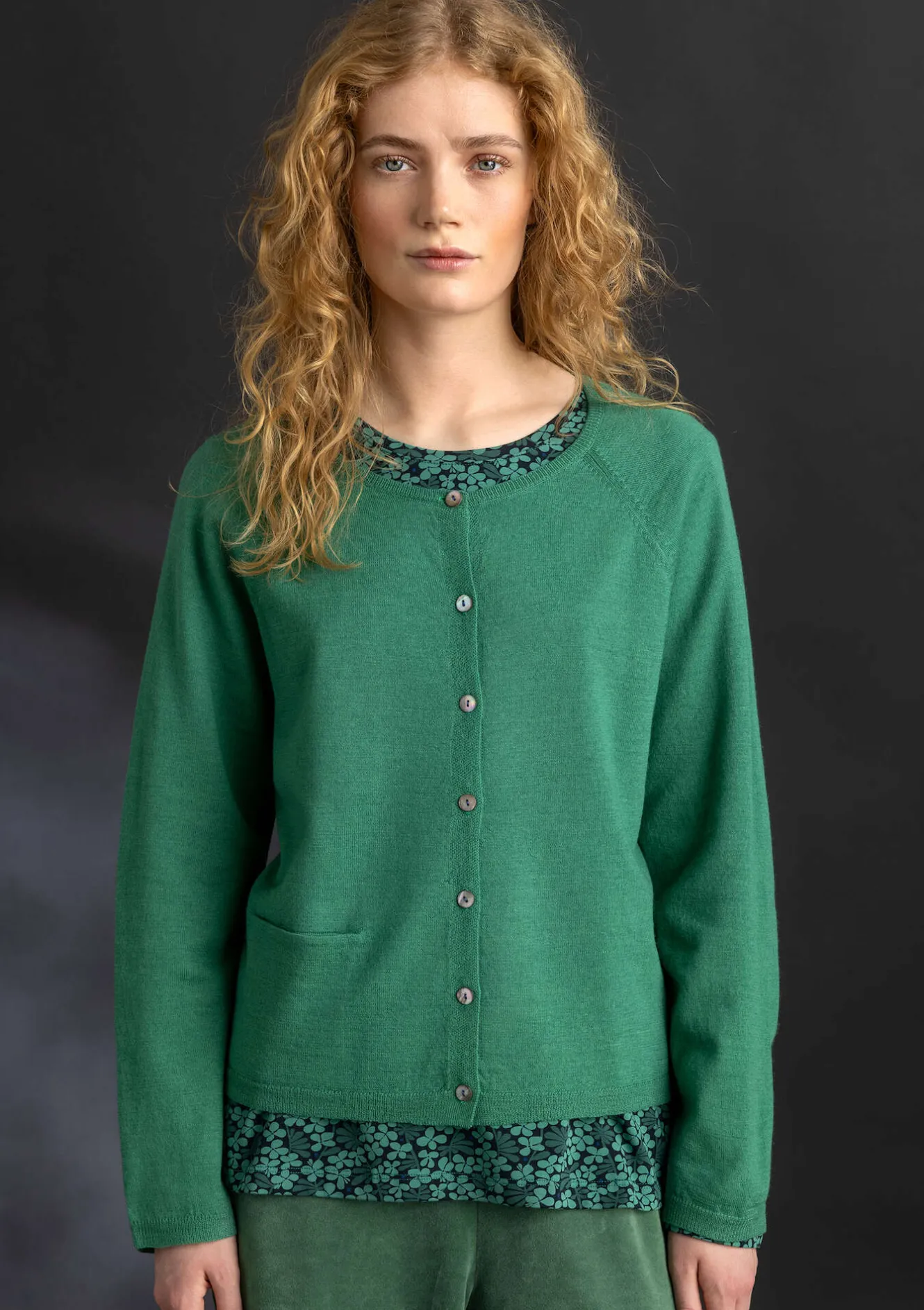 Gudrun Sjödén Strickjacke aus Bio-Wolle