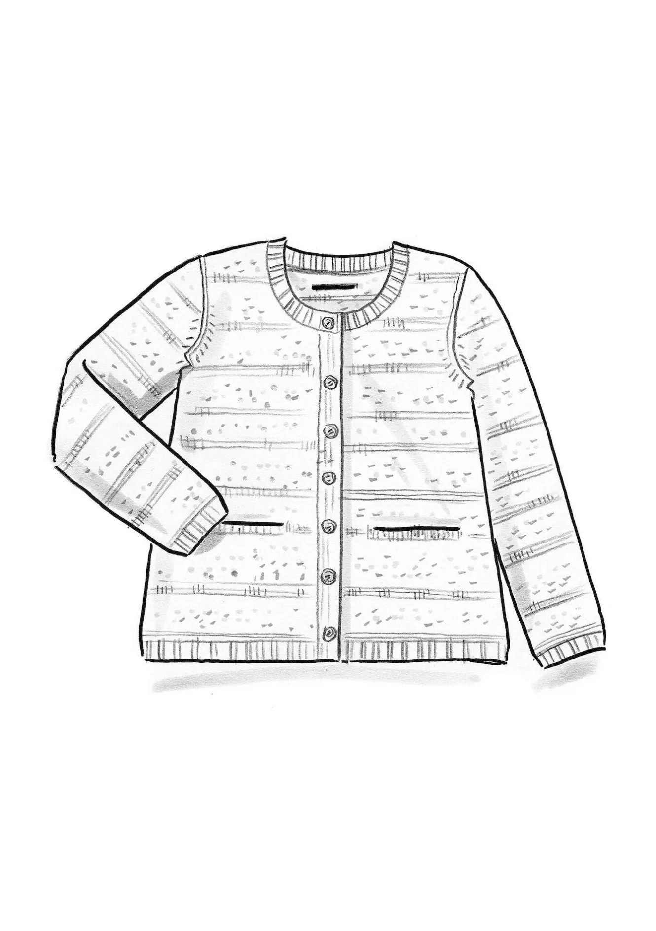 Gudrun Sjödén Strickjacke aus Wolle