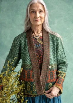 Gudrun Sjödén Strickjacke „Edda“ aus Recycling-Wollgemisch