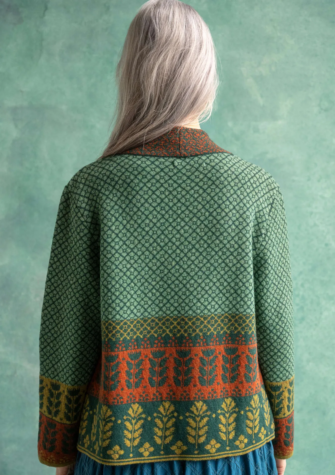 Gudrun Sjödén Strickjacke „Edda“ aus Recycling-Wollgemisch