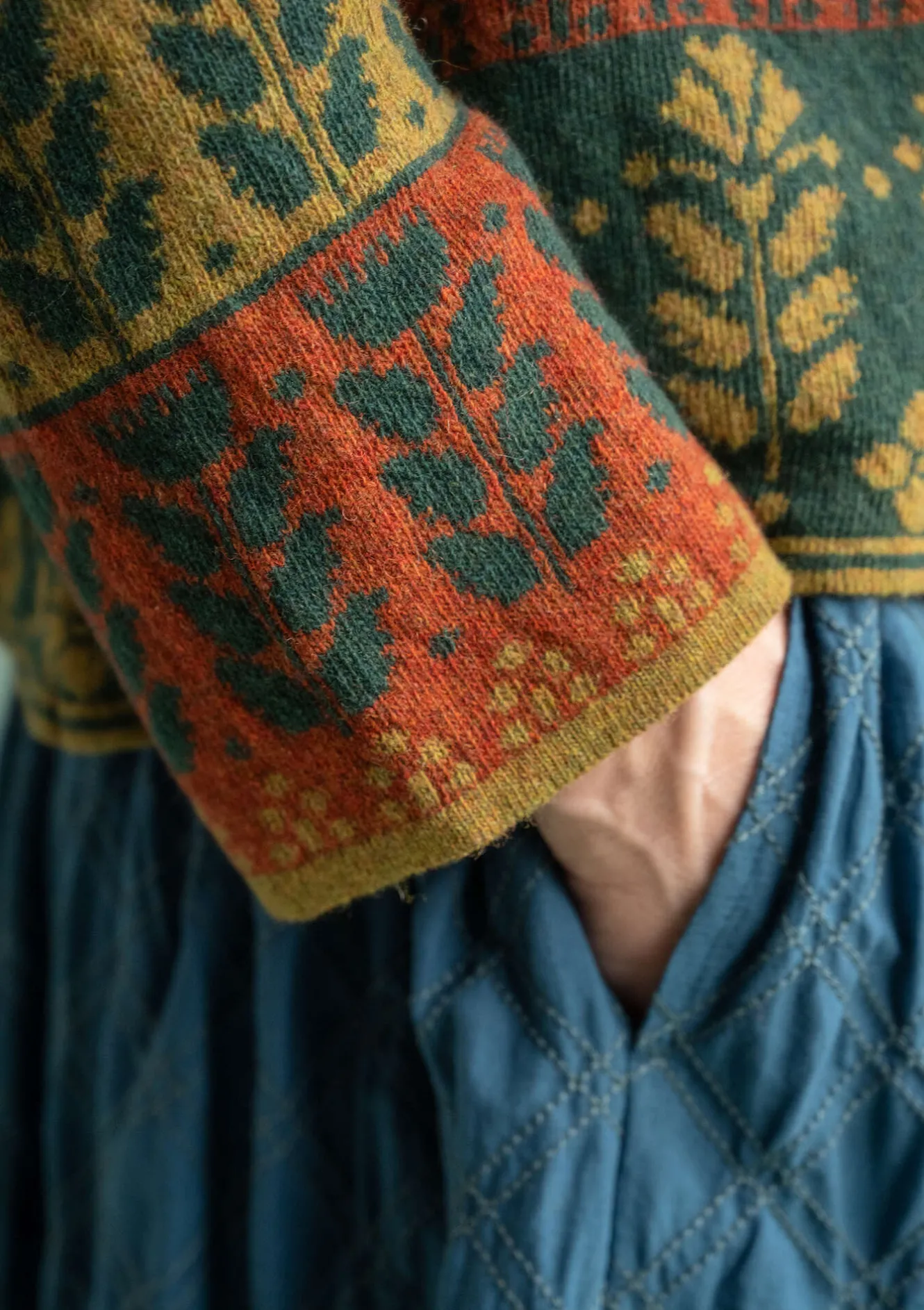 Gudrun Sjödén Strickjacke „Edda“ aus Recycling-Wollgemisch