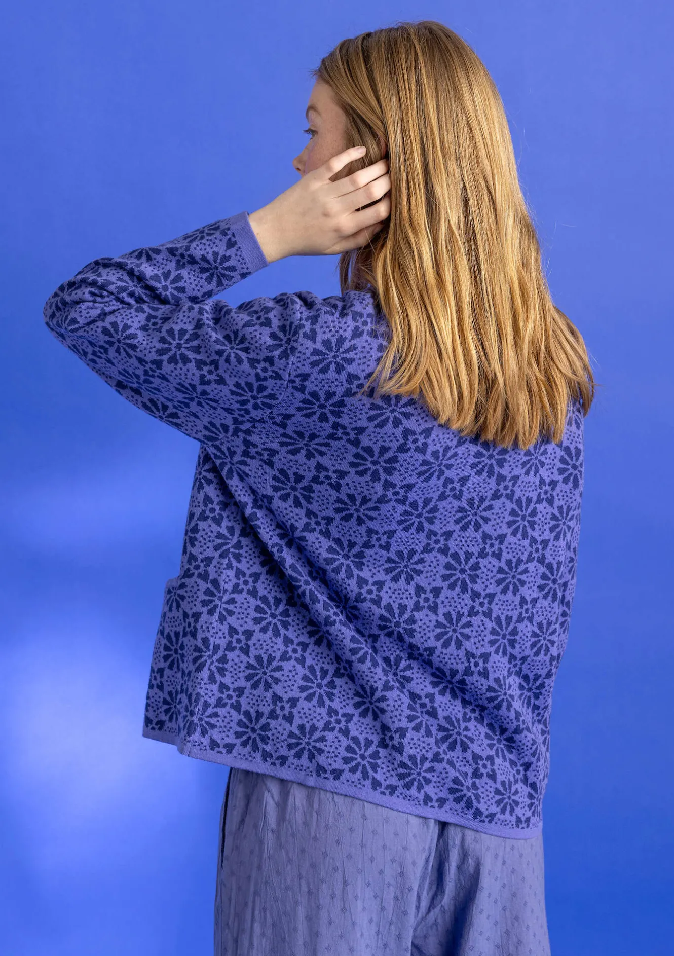 Gudrun Sjödén Strickjacke „Freja“ aus Bio-/Recycling-Baumwolle