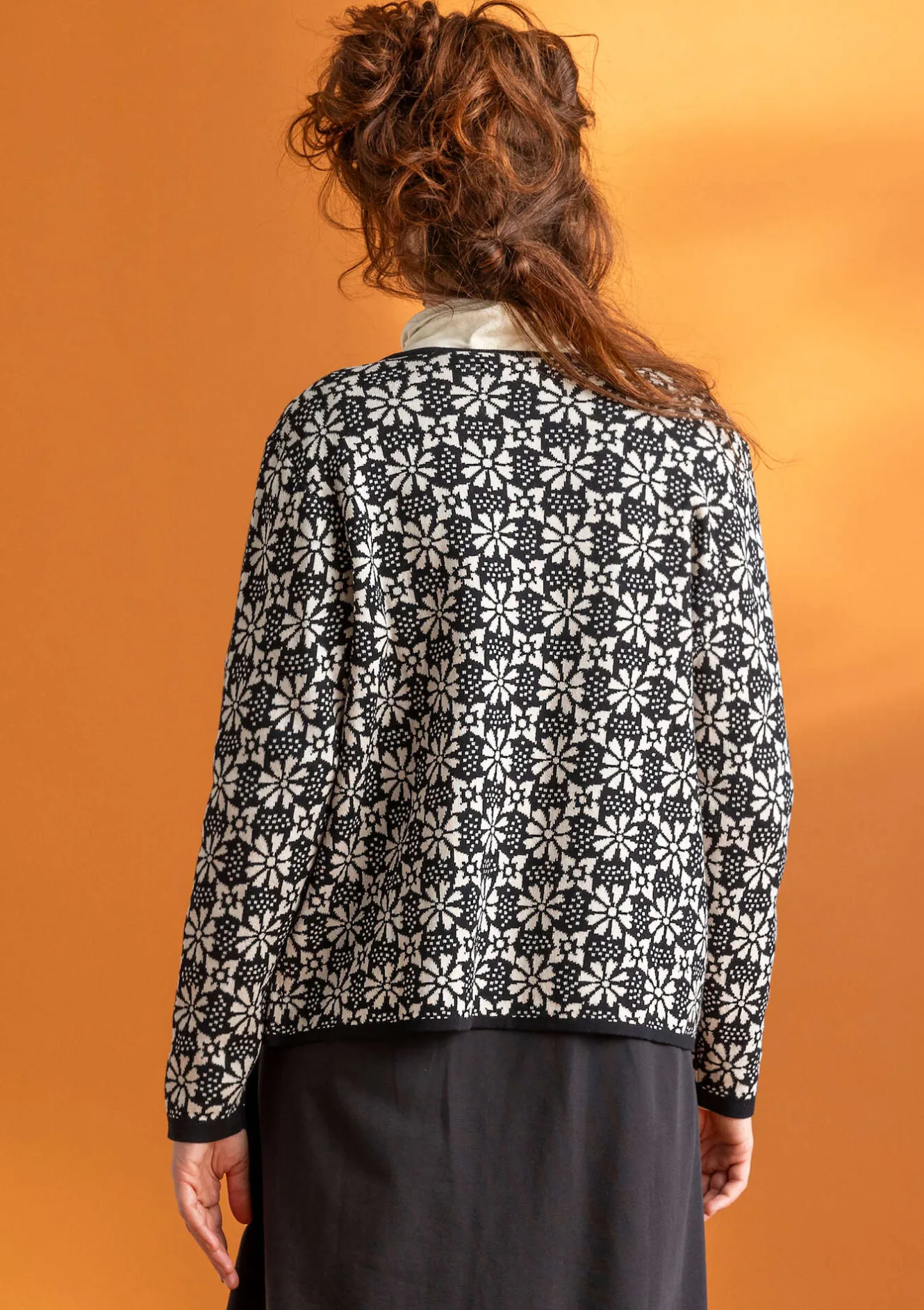 Gudrun Sjödén Strickjacke „Freja“ aus Bio-/Recycling-Baumwolle