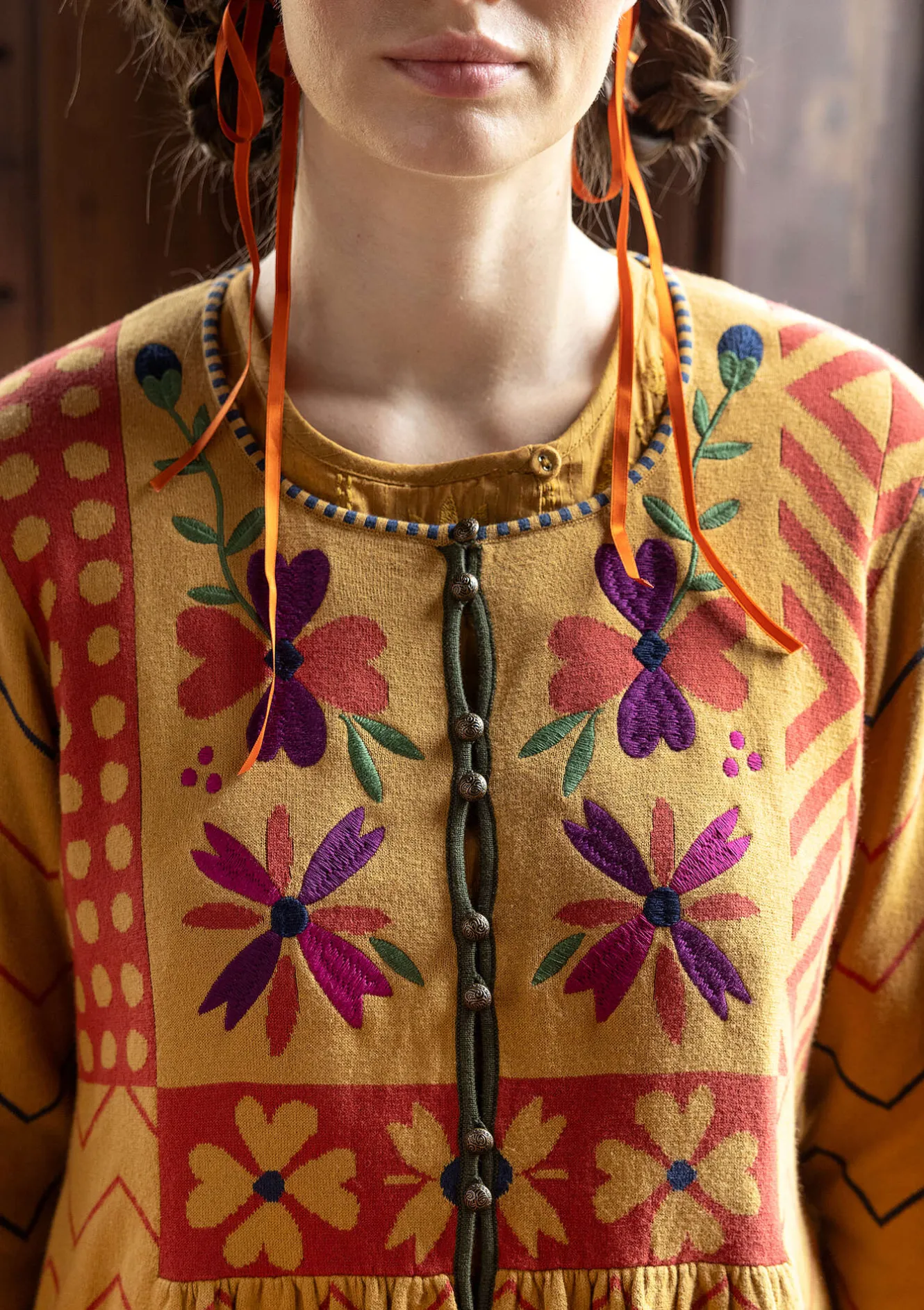 Gudrun Sjödén Strickjacke „Maria“ aus Bio-/Recycling-Baumwolle