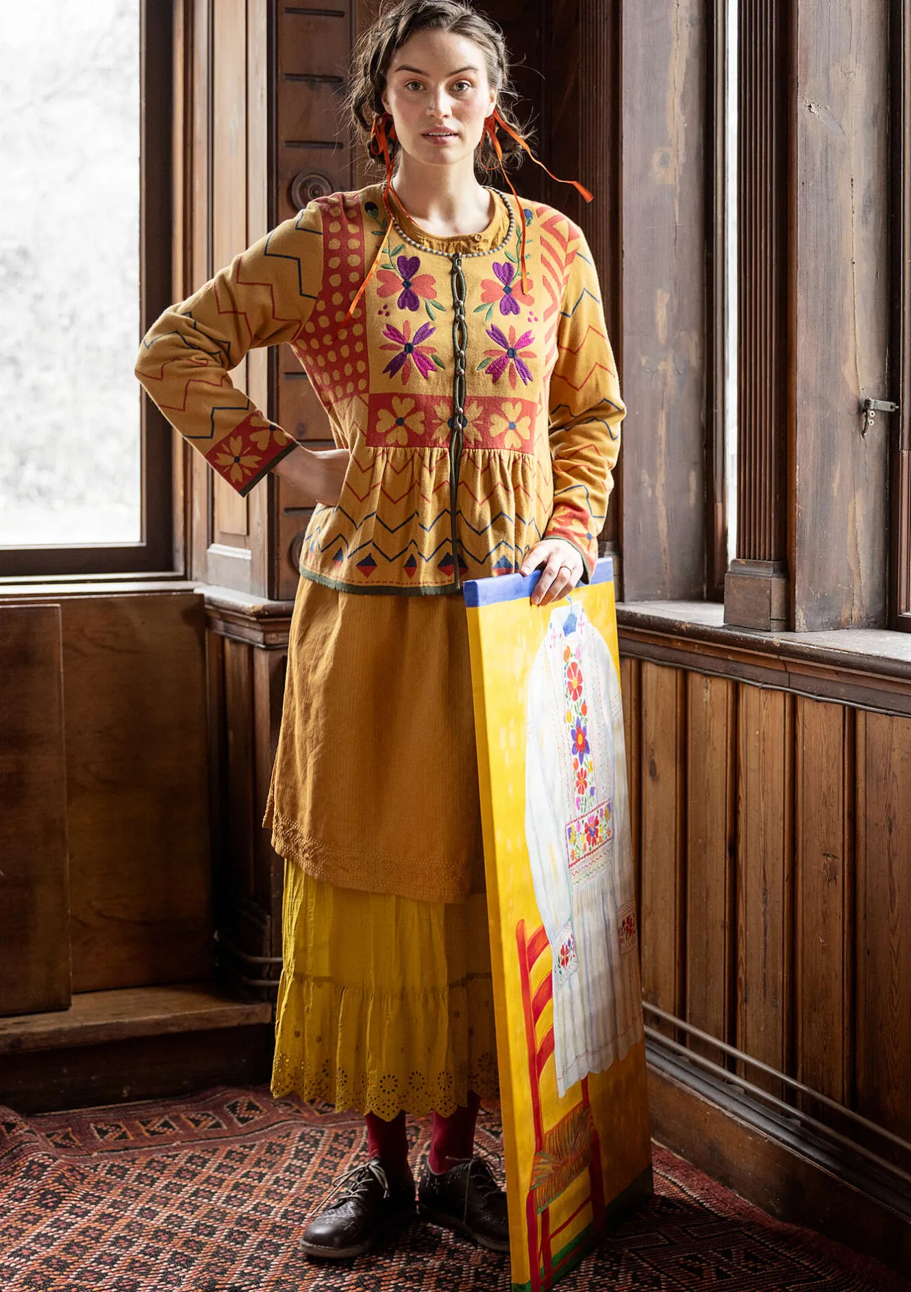 Gudrun Sjödén Strickjacke „Maria“ aus Bio-/Recycling-Baumwolle