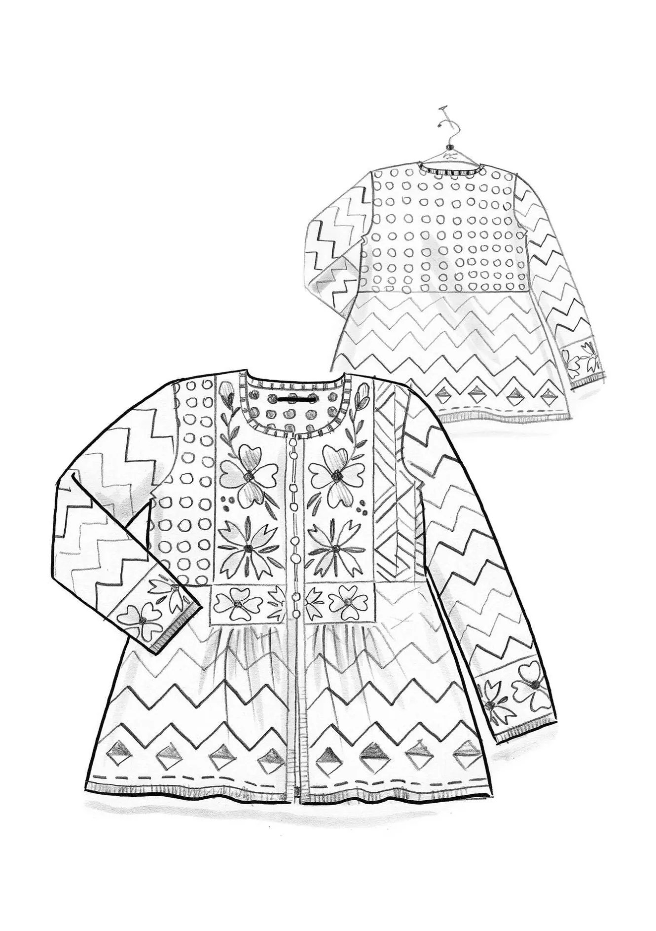 Gudrun Sjödén Strickjacke „Maria“ aus Bio-/Recycling-Baumwolle
