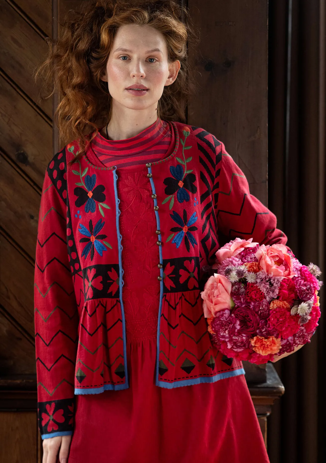 Gudrun Sjödén Strickjacke „Maria“ aus Bio-/Recycling-Baumwolle