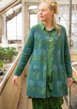 Gudrun Sjödén Strickjacke „Mårbacka“ aus Bio-/Recycling-Baumwolle