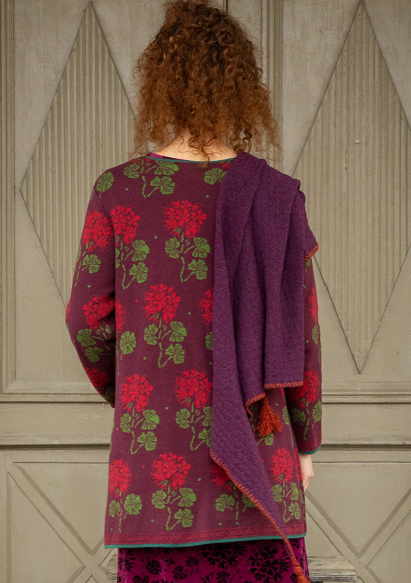 Gudrun Sjödén Strickjacke „Mårbacka“ aus Bio-/Recycling-Baumwolle