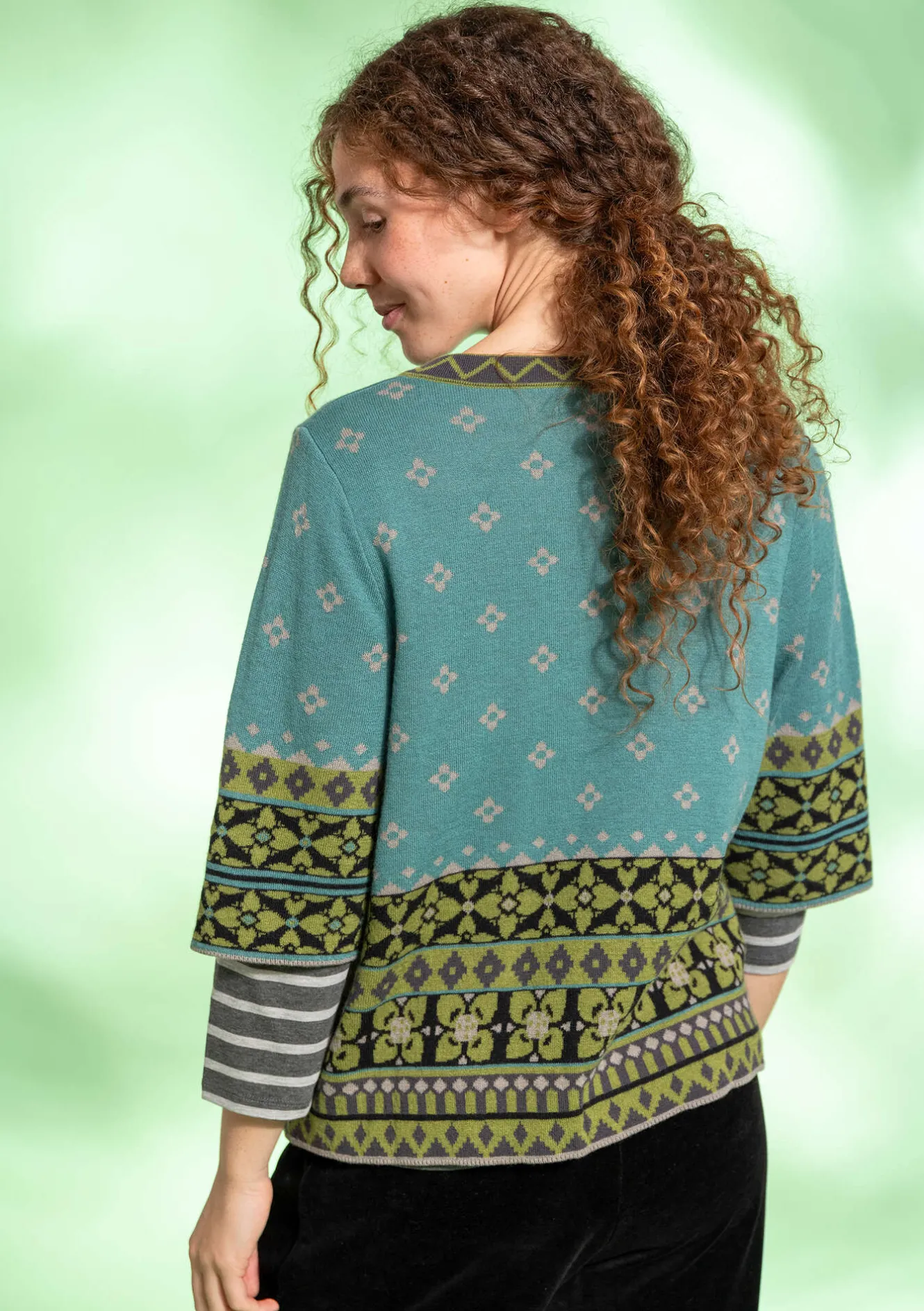 Gudrun Sjödén Strickjacke „Noon“ aus Wolle/Lyocell