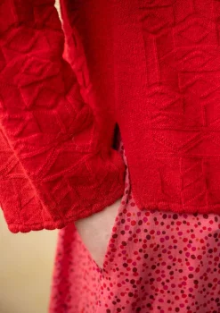 Gudrun Sjödén Strickjacke „Nova“ aus Lammwolle