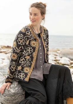 Gudrun Sjödén Strickjacke „Rashmi“ aus Bio-Baumwolle