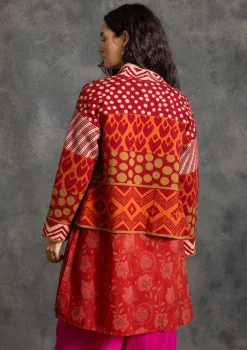 Gudrun Sjödén Strickjacke „Viktoria“ aus Baumwolle/Lammwolle