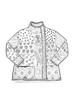 Gudrun Sjödén Strickjacke „Viktoria“ aus Baumwolle/Lammwolle