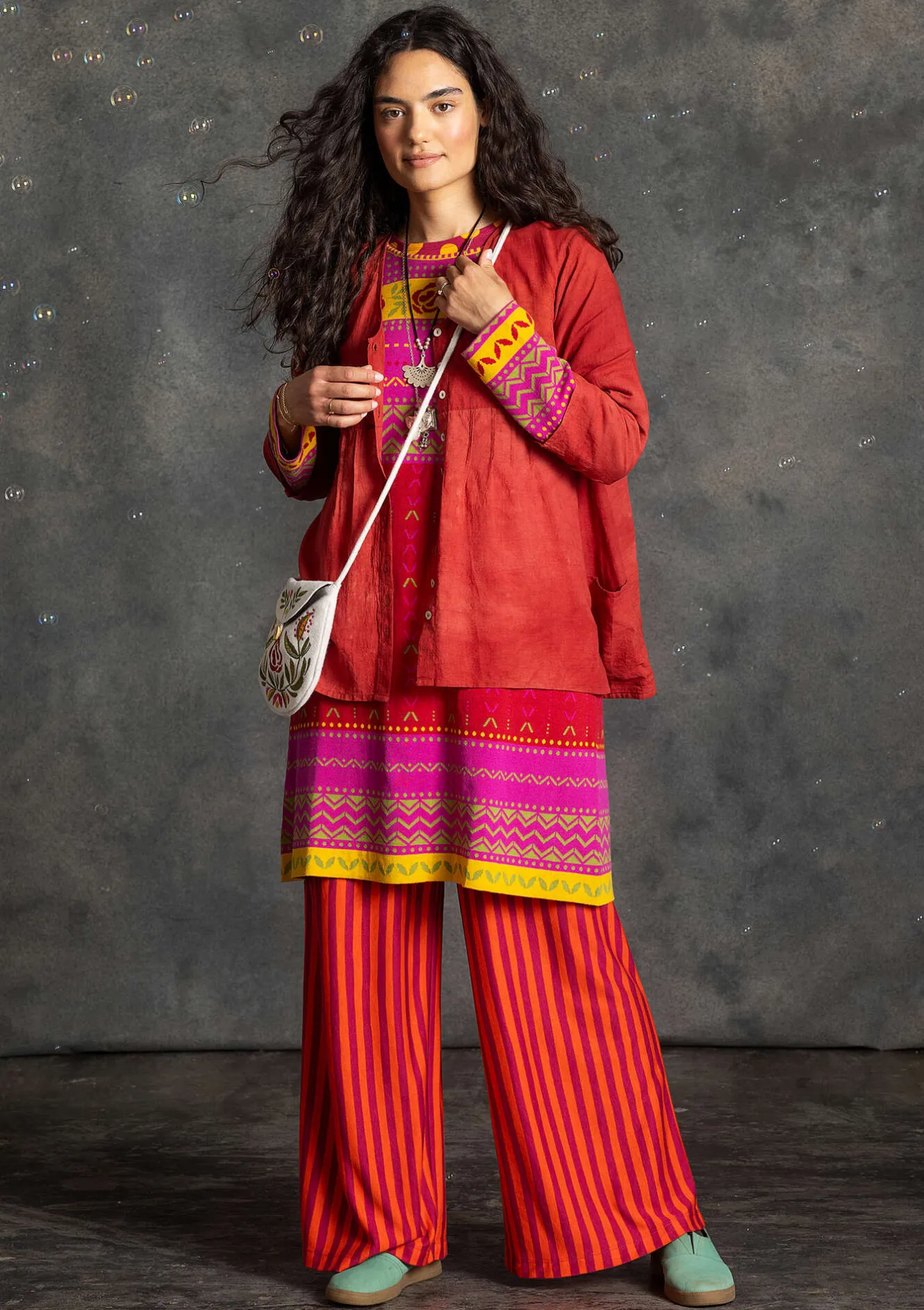 Gudrun Sjödén Strickkleid „Kajsa“ aus Bio-/Recycling-Baumwolle