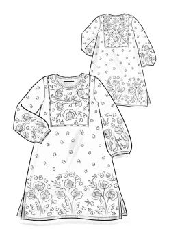 Gudrun Sjödén Strickkleid „Stine“ aus Bio-/Recycling-Baumwolle